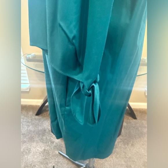 Lafayette 148 New York Teal Long Sleeve‎ Dress Size XXL NWT - Picture 4 of 6